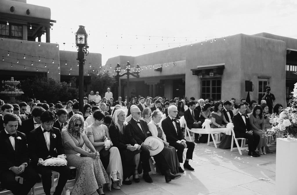 Real destination wedding celebration in Santa Fe